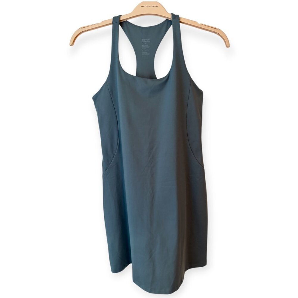 Girlfriend Collective Racerback Active Dress w/ Shorts | Size XL